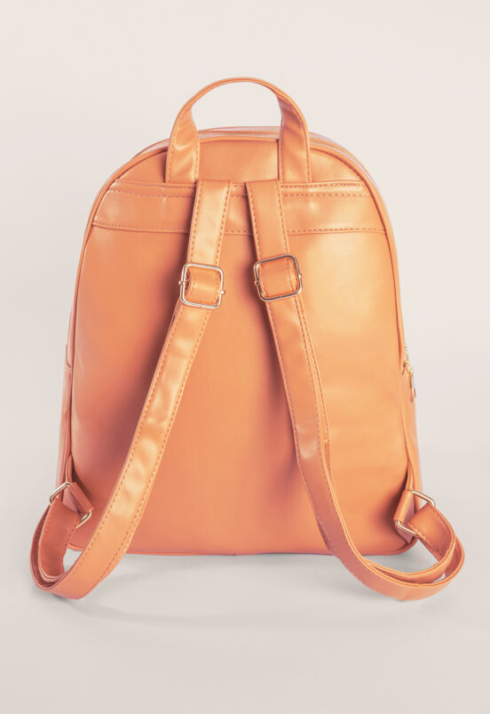 Mochila Feminina Laranja Lisa Social com Nécessaire Sob - Image 4