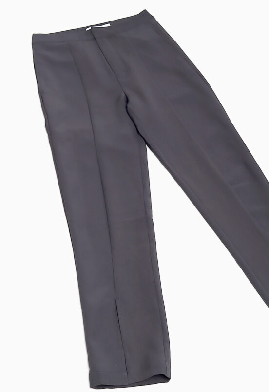 Calça Social  Preta Feminina Alfaiataria com Elastano e Bolsos Sob - Image 7
