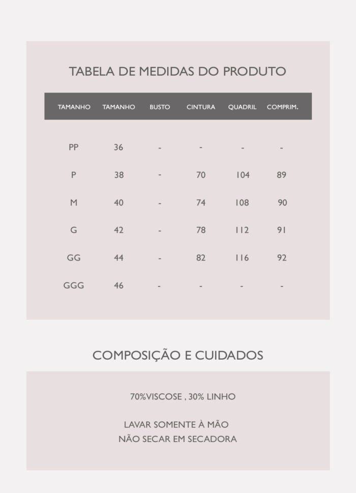 Saia de Linho Longa Bege Claro com Fenda e Botões - Imagem 7