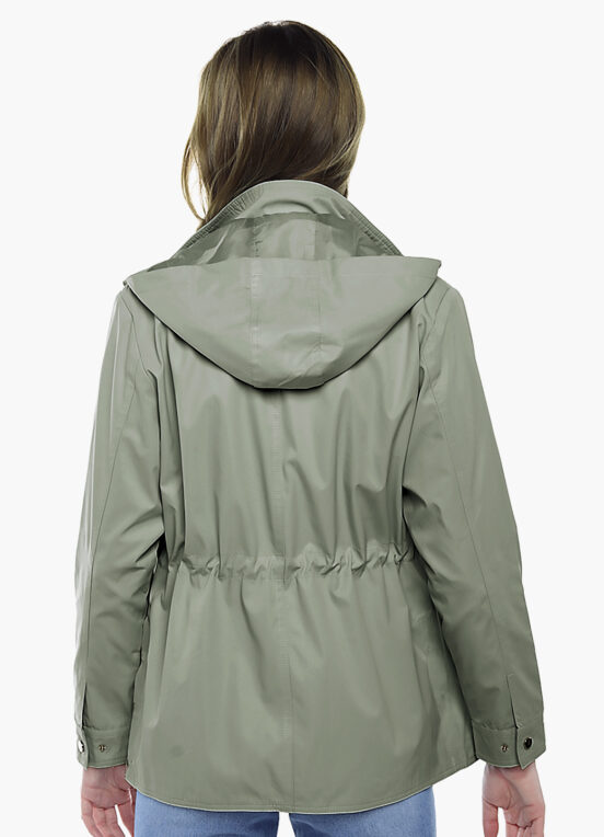 Casaco Parka Verde Militar Forrada com Capuz - Image 5