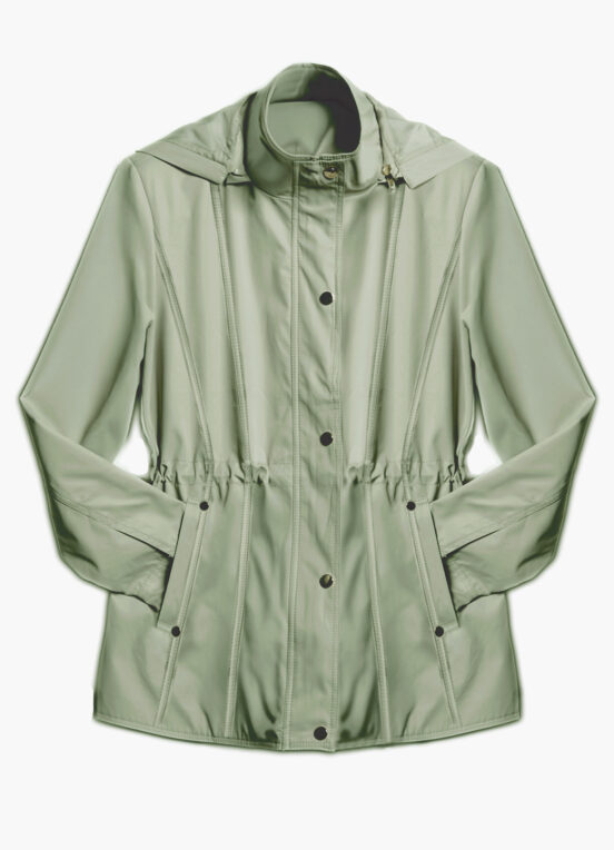 Casaco Parka Verde Militar Forrada com Capuz - Image 3