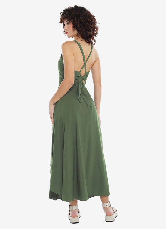 Conjunto Saia Longa e Blusa com Bojo Verde Sob - Image 5