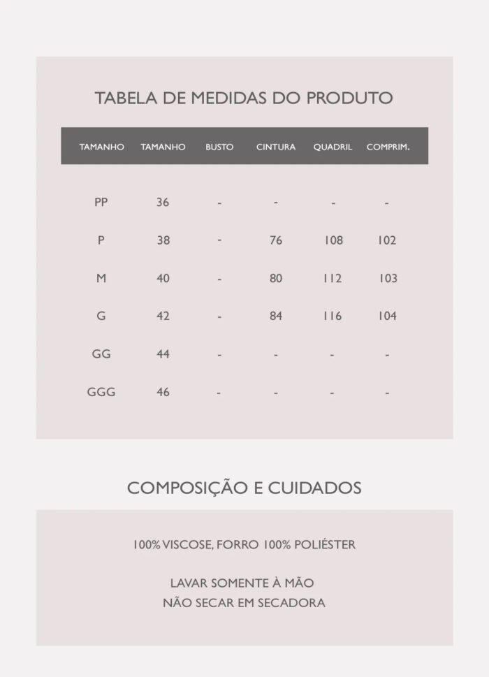 Calça Pantalona com Pregas Feminina Off White Sob com Bolsos - Imagem 7