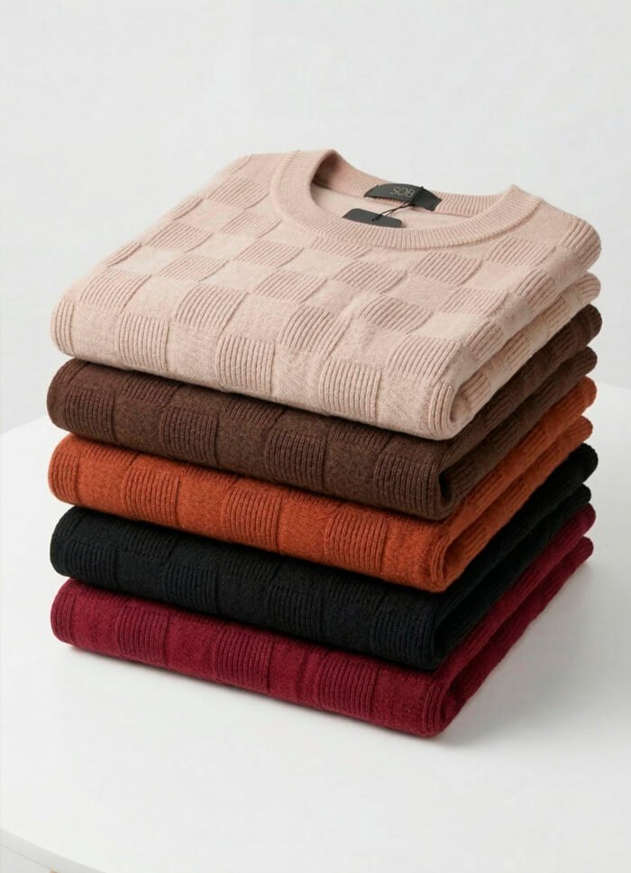 Blusa de Tricot Bege Clara Solta Modal Macia Sob - Imagem 6