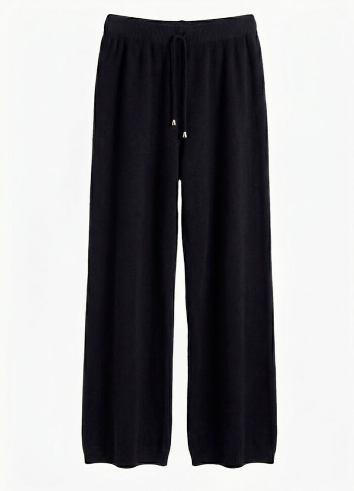Conjunto de Tricot Preto Calça e Blusa de Modal Sob - Imagem 6