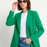 Blazer Feminino Verde Max Fino Alfaiataria Forrado